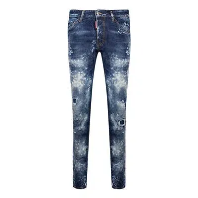 Pre-owned Dsquared2 Herren Roehrenjeans Cool Guy Jean Dsquared D2 Jeans In Blau