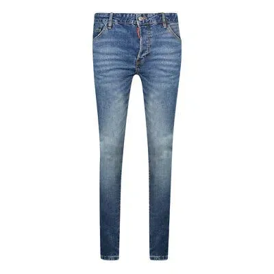 Pre-owned Dsquared2 Herren Roehrenjeans Cool Guy Jean Dsquared D2 Jeans In Blau