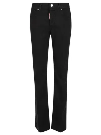 Dsquared2 Honey Hmw Flare Jeans In Nero