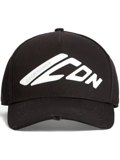 Dsquared2 Icon Baseball Cap In Black