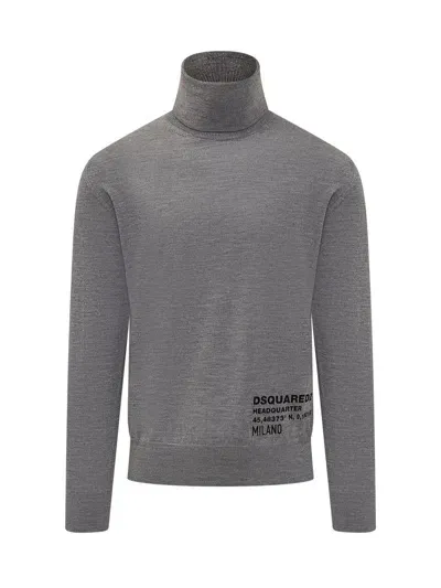 Dsquared2 Jersey Ceresio 9 In Grey