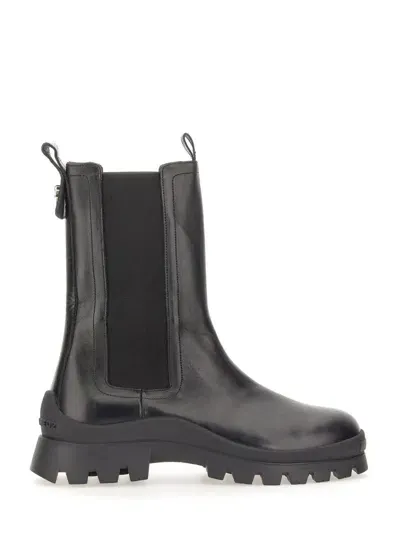 Dsquared2 Leather Boot In Black