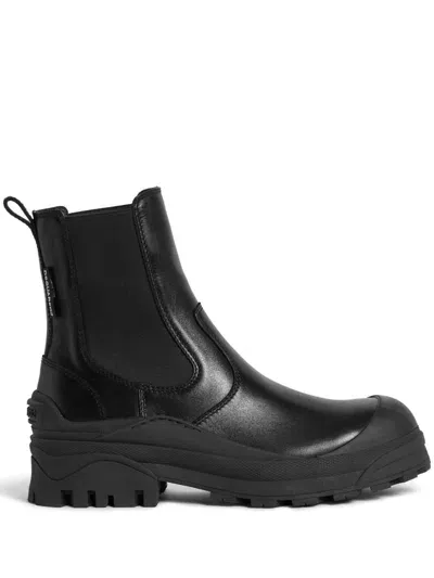 Dsquared2 Stiefel Aus Leder In Black