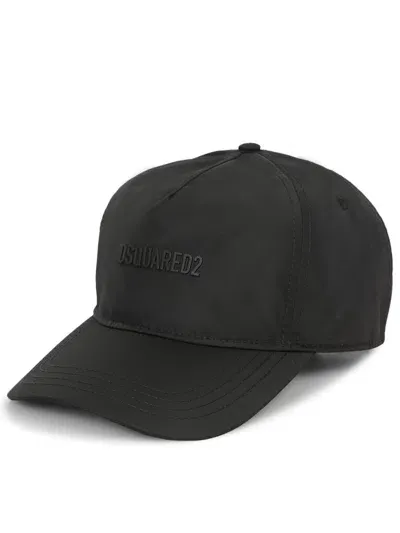 Dsquared2 Logo Embroidered Baseball Cap In Black