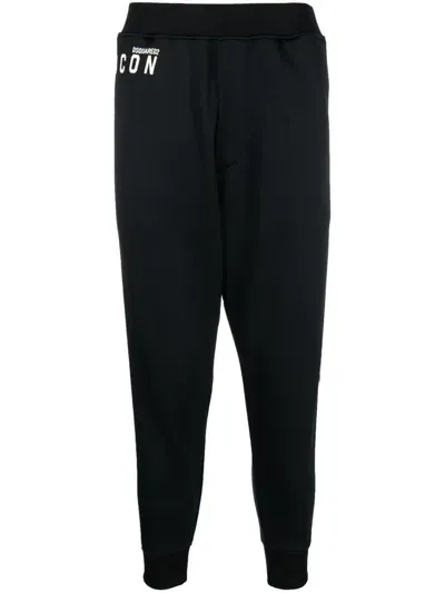 Dsquared2 Be Icon Track Pants In Black