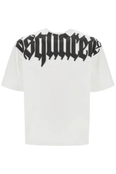 Dsquared2 T-shirt Mit Logo-print In White