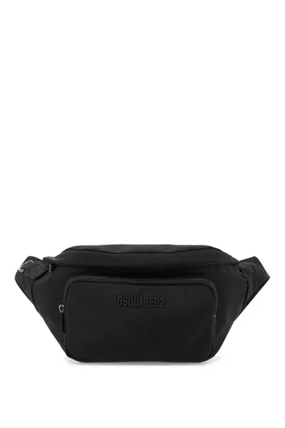 Dsquared2 Nylon Beltpack In Black