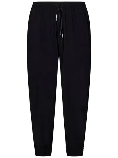 Dsquared2 Tapered-leg Drawstring Track Pants In Black