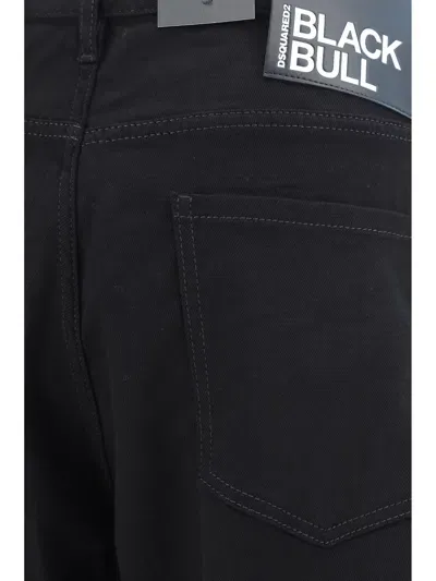 Dsquared2 Pants 5 Pockets In Black