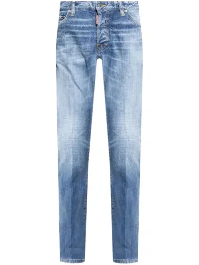 Dsquared2 Pants Clothing In Clear Blue