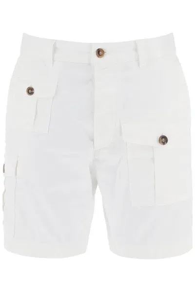 Dsquared2 Sexy Cargo Bermuda Shorts For In Metallic