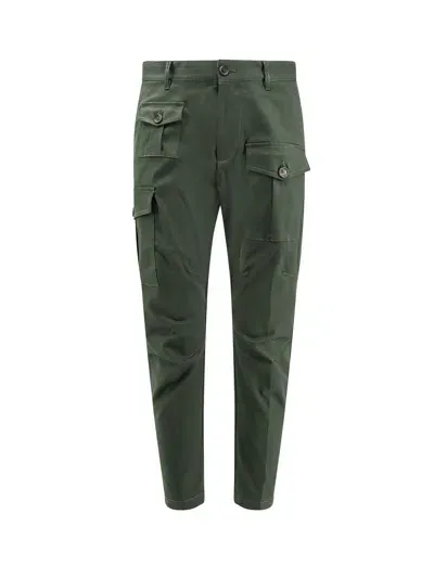 Dsquared2 Sexy Cargo Trouser In Green