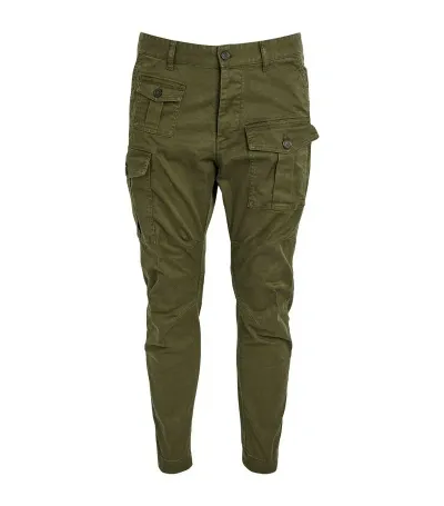 Dsquared2 Sexy Cargo Trousers In Fir Green