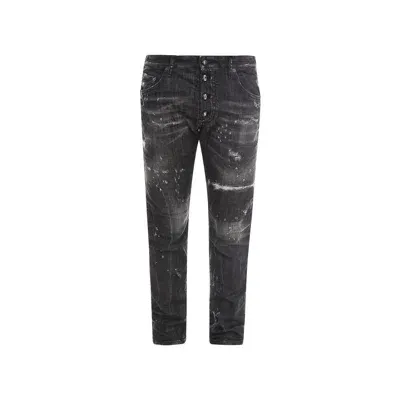 Dsquared2 Skater Denim Jeans In Multicolor