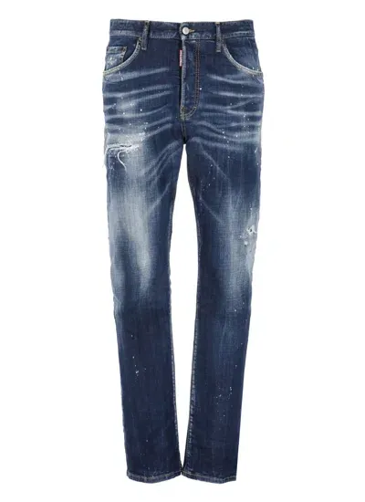 Dsquared2 Skater Jeans In Blue