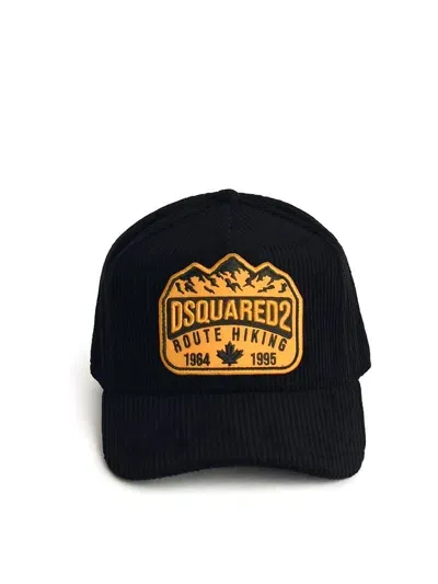 Dsquared2 Black Cotton Cap