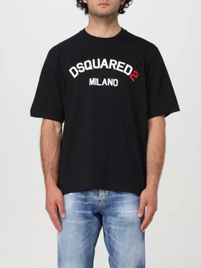 Dsquared2 T-shirt  Men Color Black In Schwarz