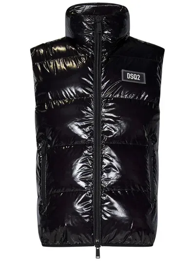 Dsquared2 Ultra Light Down Jacket In Black