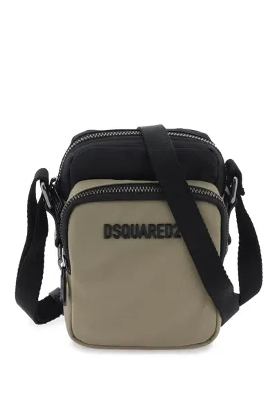 Dsquared2 Urban Crossbody Bag In Beige