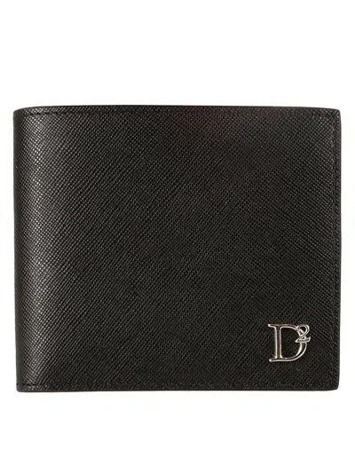 Dsquared2 Wallet Coin Case In Nero