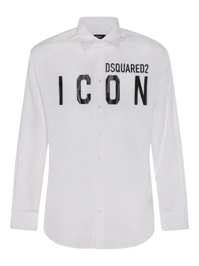 Dsquared2 White Cotton Shirt