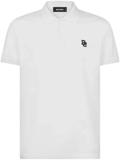 Dsquared2 White Tennis Fit Polo