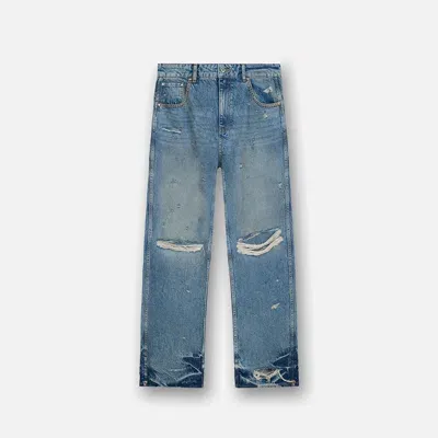 Duke & Dexter Men's Represent Baggy Denim Jeans In Blue