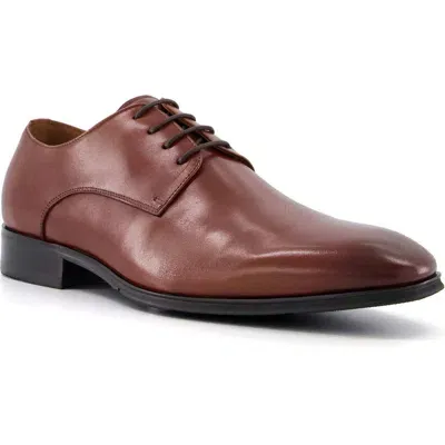 Dune London Satchel Plain Toe Derby In Tan