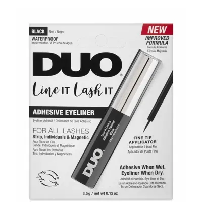 Duo Line It Lash It - Black 3.5g In White