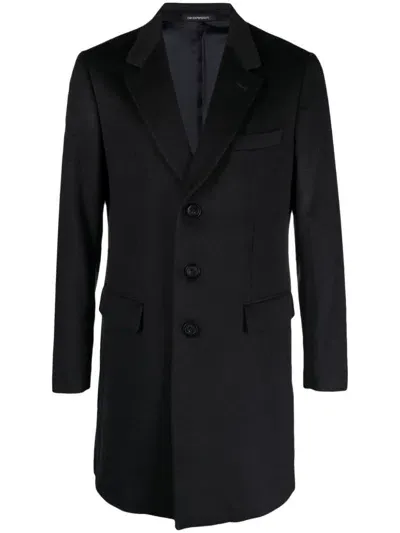 E 'clat Wool Coat In Blue