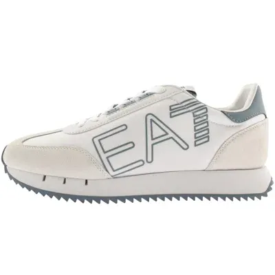 Ea7 Emporio Armani Logo Trainers White