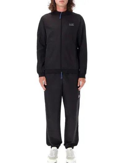 Ea7 Emporio Armani Tracksuit Set In Black