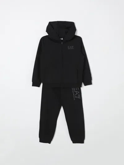 Ea7 Tracksuit  Kids Color Black