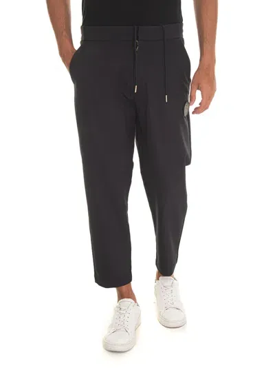 Ea7 Wide Trousers In Black