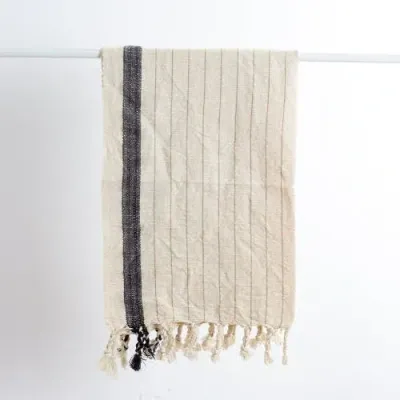 Eastern Woven Drama Hand Towel In Stripe