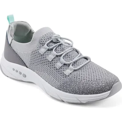 Easy Spirit Astrid Pull-on Knit Sneaker In Gray Multi