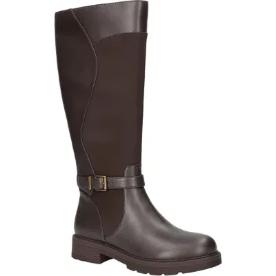 Easy Street Erica Plus Knee High Boot In Brown