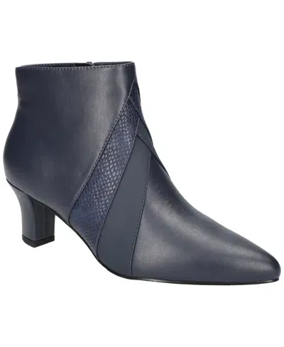 Easy Street Women's Falcon Dress Ankle Boots In Navy