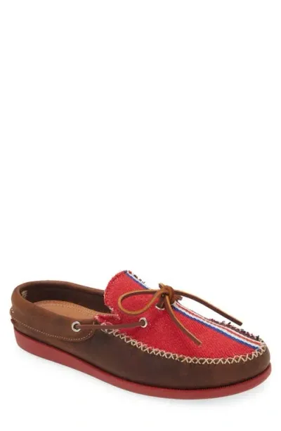 Easymoc Beach Blanket Loafer In Red Beach Blanket