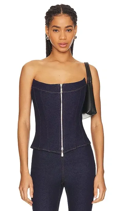 Eb Denim Claire Corset In Midnight