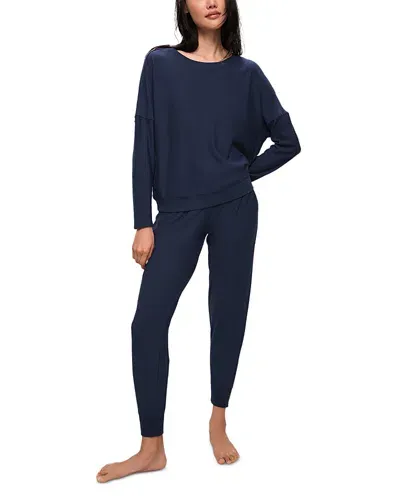 Eberjey Softest Sweats Lounge Pullover In Navy