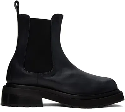 Eckhaus Latta Black Mike Chelsea Boots