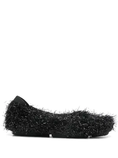 Eckhaus Latta Charleston Ballerina Shoes In Black