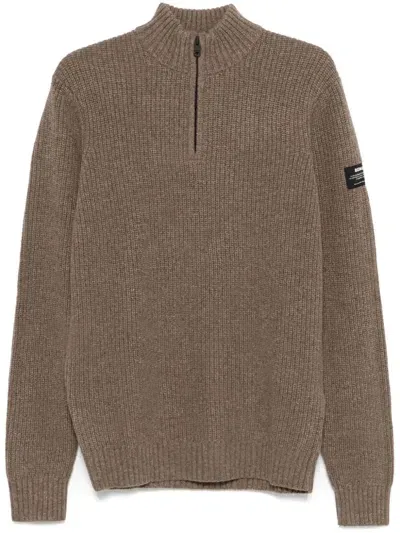 Ecoalf Drago Sweater In Brown