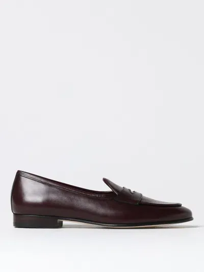 Edhen Milano Loafers  Men Color Burgundy In Burgunderrot