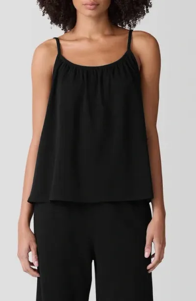 Eileen Fisher Sleep Organic Cotton Camisole In Black