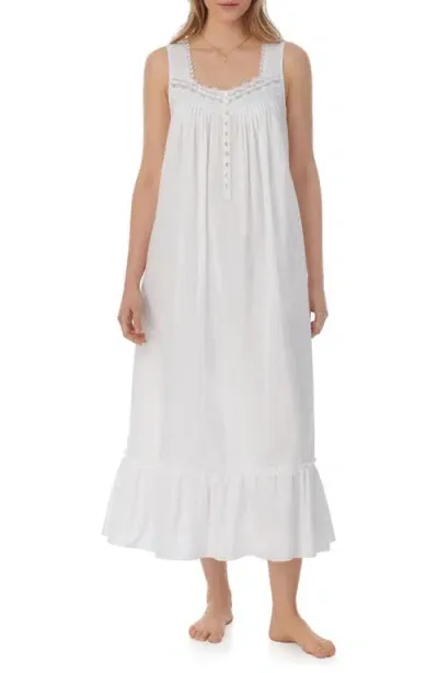 Eileen West Sleeveless Ballet Nightgown In White