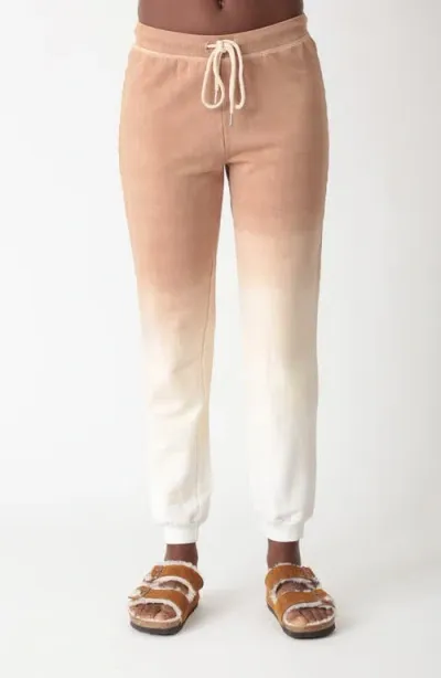 Electric & Rose Sunny Ombré Joggers In Latte