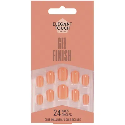 Elegant Touch False Nails Gel Finish - Apricot Crush