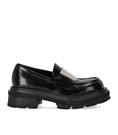 Elena Iachi Black Loafer